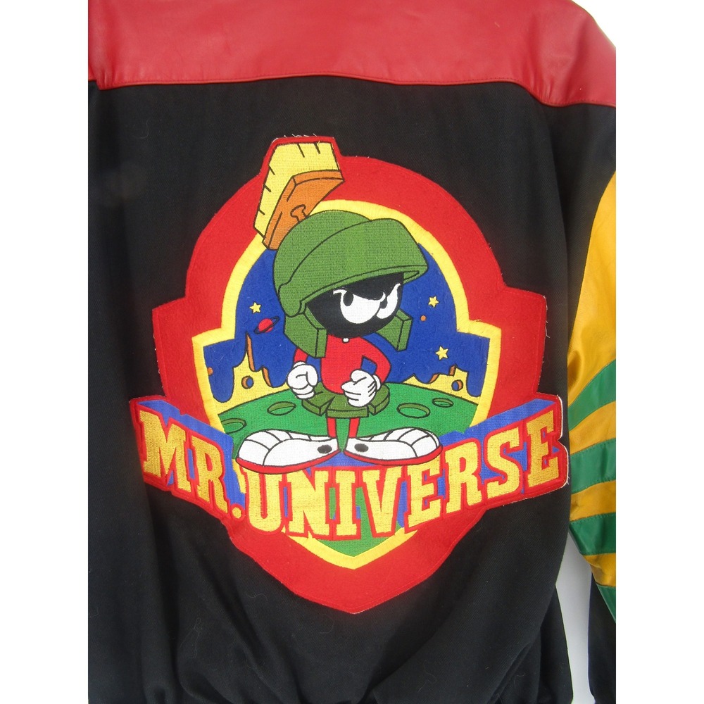 Marvin the Martian Varsity Jacket Sz. L Retro Looney Tunes Streetwear Hip Hop - Picture 12 of 16